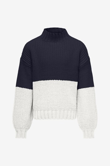 Kids Only Genser kogBibba L/S Highneck Knt Blå