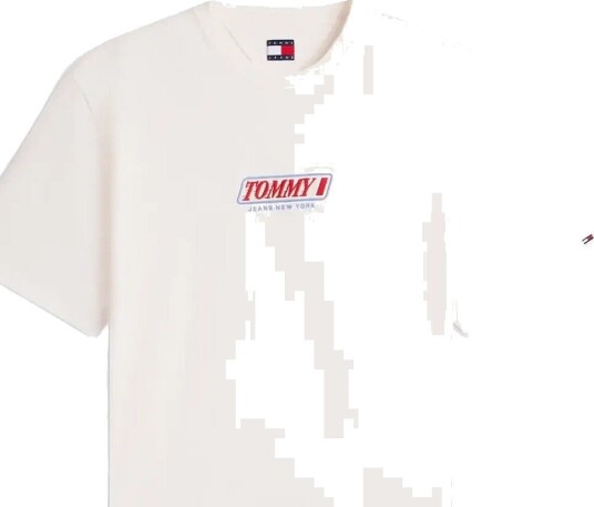 Tommy Jeans Tjm 90S Vintage La Ss Tee ANCIENT WHITE S