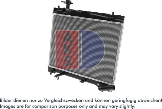 AKS DASIS 210258N Radiator motorkjøling AKS DASIS 210258N Radiator motorkjøling
