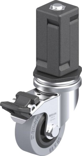 Blickle 847951 Lra-Vpa 50G-Fi-Ev05 Styrehjul Med Brems (Hjuldiameter 50 Mm), Bæreevne Maks. 40 Kg, 1 Stk