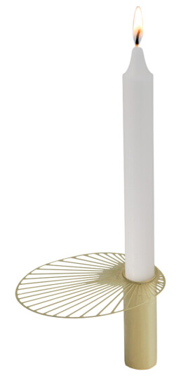 Pluto Design Sun lysestake gull 9 cm - Elegant og unik