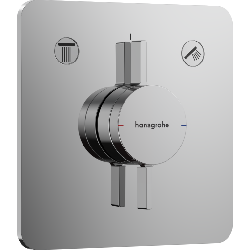 Hansgrohe DuoTurn Q dusjbatteri, krom