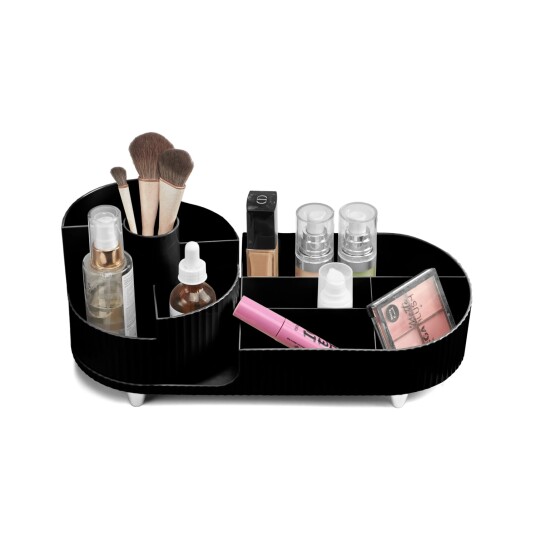 Gillian Jones   Large table organizer with swivel function   Black   Large