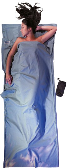 Cocoon TravelSheet Cotton Cactus Blue OneSize Cocoon TravelSheet Cotton Cactus Blue OneSize