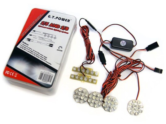 GT Power GTP69 1/5 And 1/8 Off-Road Vehicle Light System GT Power GTP69 1/5 And 1/8 Off-Road Vehicle Light System