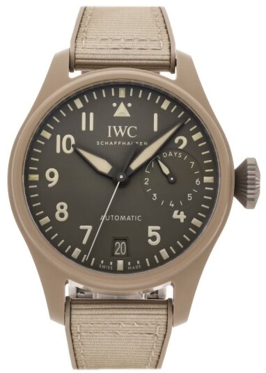 IWC Herreklokke IW506003 Big Pilot Grå/Lær Ø46 mm