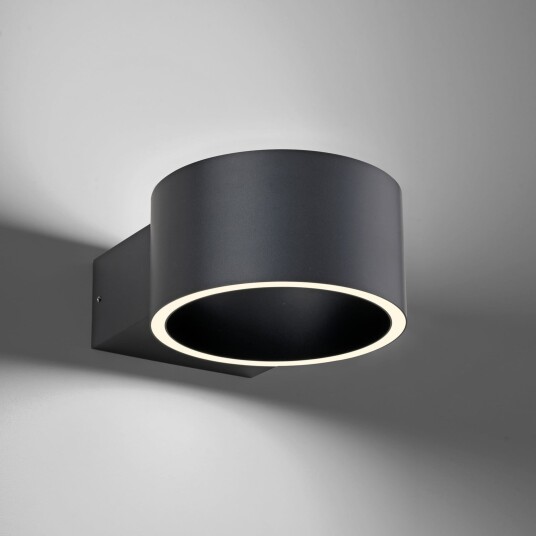 Vegglampe PURE PURE Clipse dimmbar Grå Stue Aluminium Moderne 15 8 Grå
