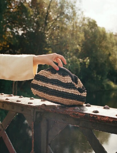 DAY ET Day Summer Crochet Clutch Black ONE SIZE