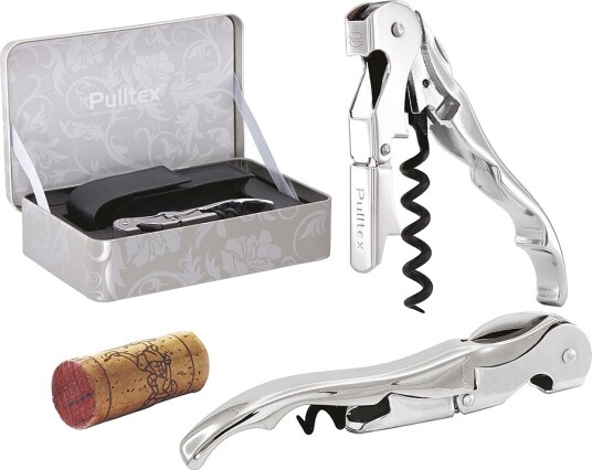 Pulltex Pulltaps Classic vinåpner med etui rustfri Pulltex Pulltaps Classic vinåpner med etui rustfri