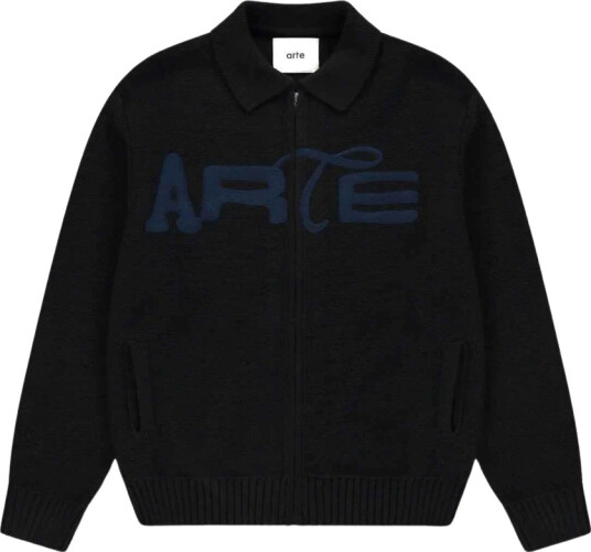 Arte Antwerp Herre Strikkevarer Svart S,