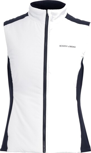 Bogeys & Birdies W Tech Hybrid Vest Hvit Blå Golfvest dame White/Dk Navy X Small