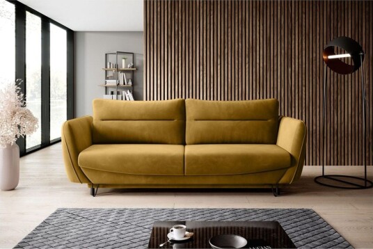 Sofa Eltap Silva 236x95x90 cm Loco 45 Gul