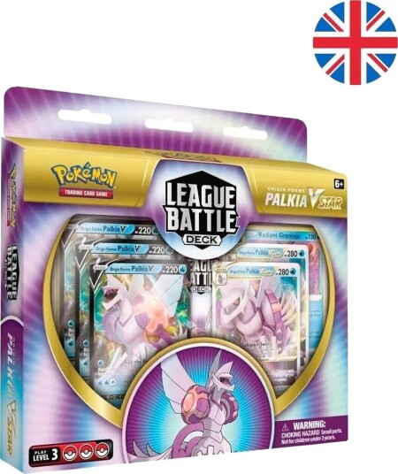 Engelsk Pokemon Palkia Vstar League Battle Deck Samlekortspill i blisterpakning
