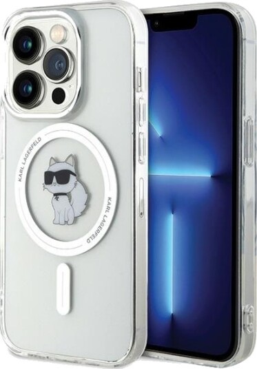 Karl Lagerfeld MagSafe Gjennomsiktig Mobildeksel Choupette til iPhone 13 Pro/13