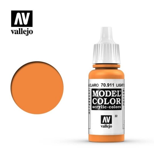 Vallejo Modellfarge 70.911 Lys Oransje 17ml for Modellbygging