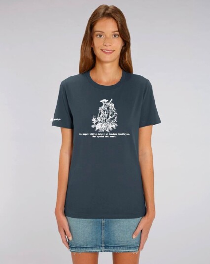 Huset Aukrust Jakthund Ink india grey t-skjorte xlarge
