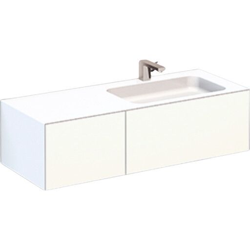 Alape WP Folio 7 møbelpakke 125 4x50 cm hvit