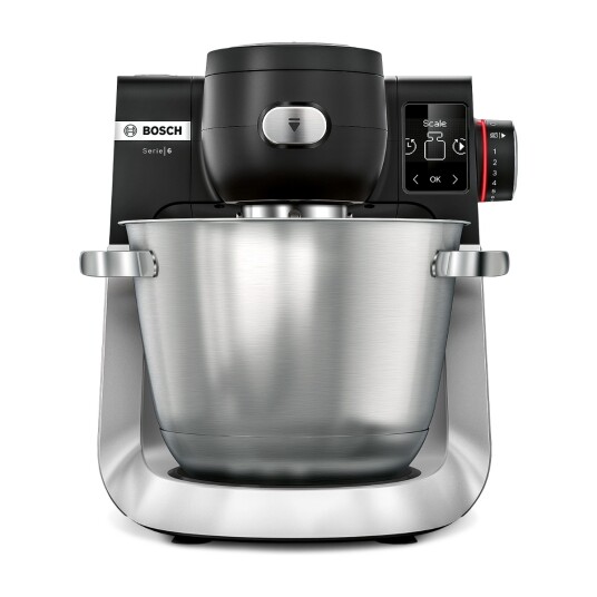 Bosch Serie 6 MUMS6ZS00 Kjøkkenmaskin med Timer og Børstet Stål Bosch Serie 6 MUMS6ZS00 Kjøkkenmaskin med Timer og Børstet Stål
