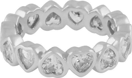 SNÖ OF SWEDEN Lovely Crystal Ring Silver S