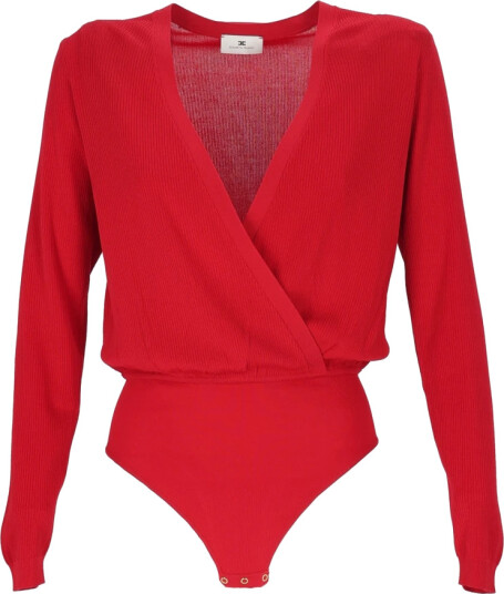 Elisabetta Franchi Dame Topper Rød S,