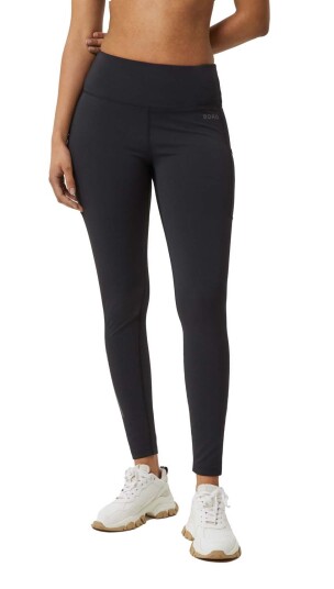 Björn Borg Women's Borg Running Tights Black Beauty XL, Black Beauty