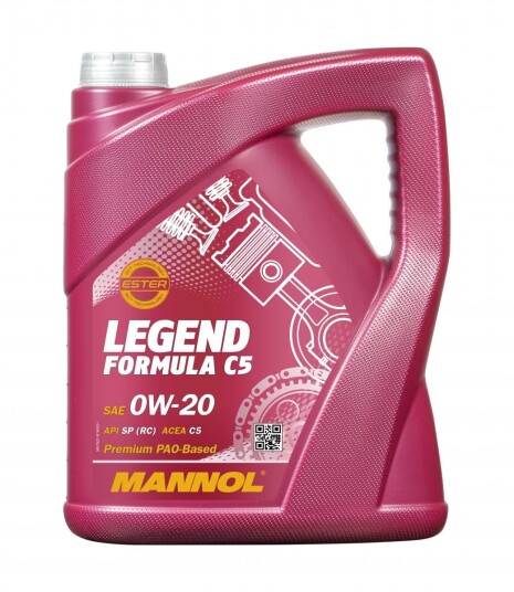 Motorolje MANNOL LEGEND FORMULA C5 0W20 5L
