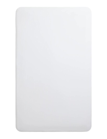 MAGNIBERG Mother Poplin Fitted Sheet   White   180X 200X 40CM