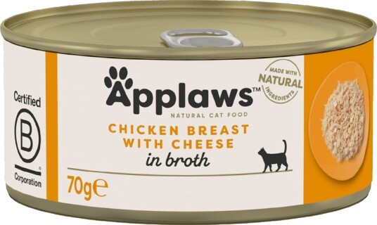 Applaws I Buljong Kyllingbryst & Ost 24 X 70 G Applaws I Buljong Kyllingbryst & Ost 24 X 70 G