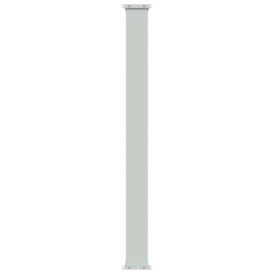 vidaXL Uttrekkbar sidemarkise 100x500 cm grå