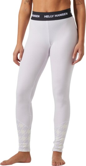Helly Hansen Dame Lifa Merino Mellomvekt Stilongs Med Mønster Lilla XL LillaXL