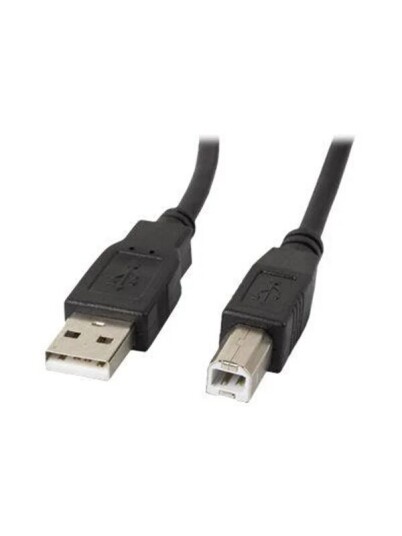 Lanberg USB A to USB B 0.5m CA USBA 11CC 0005 BK