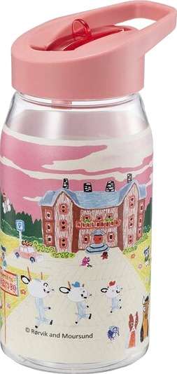 Modern House - Bukkene Bruse drikkeflaske 0,5L back to school rosa
