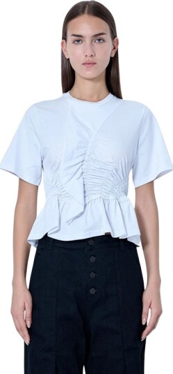 Cecilie Bahnsen Dame Topper Hvit L, Cecilie Bahnsen Dame Topper Hvit L,