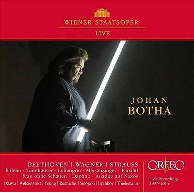 MediaTronixs Johan Botha : Johan Botha: Wiener Staatsoper Live CD (2017) Pre-Owned