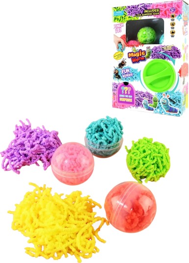 Robetoy Squishy Vareautomat Magic Worms