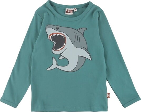 DYR Cph Genser Dyrerøyking Skumand Hvithai DYR 6 år (116) Genser Grå Grønn