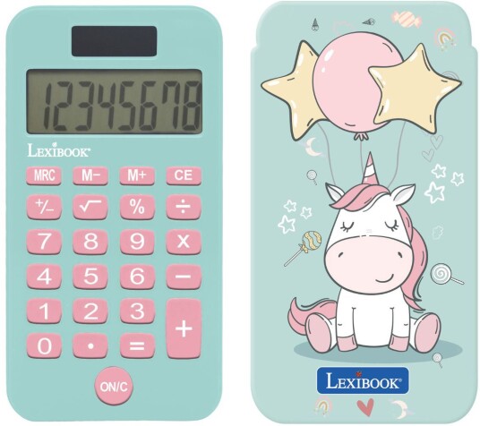 Lexibook Enhjørning Pocket Kalkulator