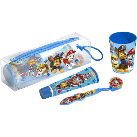Paw Patrol Tannpleiesett Tannkrem+tannbørste+tannkrus LORENAY