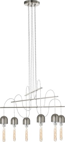 Eglo Zacharo Lysekrone 6X360lm Bs/Klar