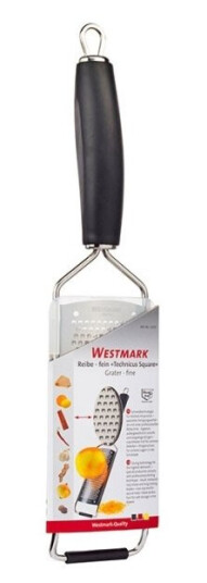 Westmark Technicus-Square, Flatt Rivjern, Sort, Rustfritt Stål, Plast, Rustfritt Stål, Hengeløkke, 65 Mm, 28 Mm Westmark Technicus-Square, Flatt Rivjern, Sort, Rustfritt Stål, Plast, Rustfritt Stål, Hengeløkke, 65 Mm, 28 Mm