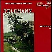 MediaTronixs Dubeau, Ang?le : Telemann: 12 Fantaisies for Violin witho CD Pre-Owned