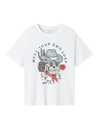 name it Nkmhals Ss Nreg Top White 116