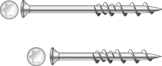 Dewalt DFM425005P Skrue WallDog, 100-pakning, FZB PH2, 6,5 x 32 mm, rund, Innfesting