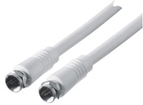 SCHWAIGER SAT-Empfängerkabel 75 dB 1,5m Weiß SCHWAIGER SAT-Empfängerkabel 75 dB 1,5m Weiß