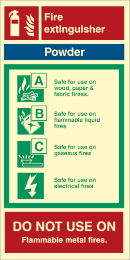 Jo Safety ABC Powder Etterlysende Vinyl HI150 200x100 mm Jo Safety ABC Powder Etterlysende Vinyl HI150 200x100 mm
