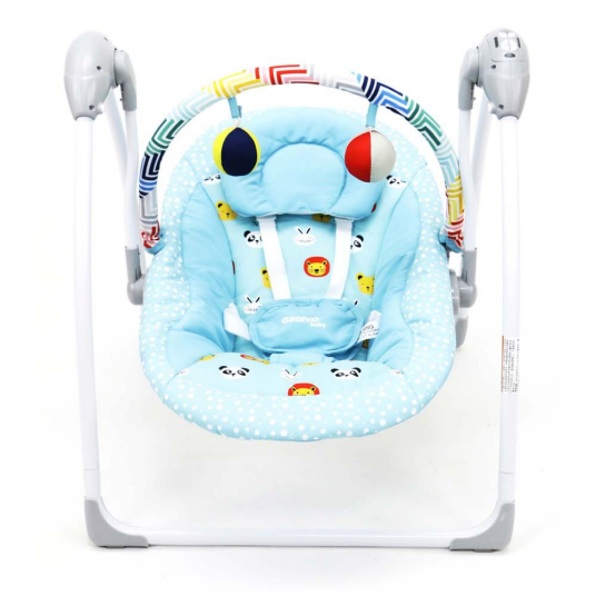 Asalvo Recliner Swing Musical Blå 16362
