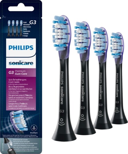 Philips HX9054/33 Premium Gum Health G3 4-pcs Black Philips HX9054/33 Premium Gum Health G3 4-pcs Black