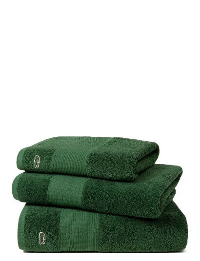 Lacoste Home Llecroco Bath Towel - Green - 70X140CM