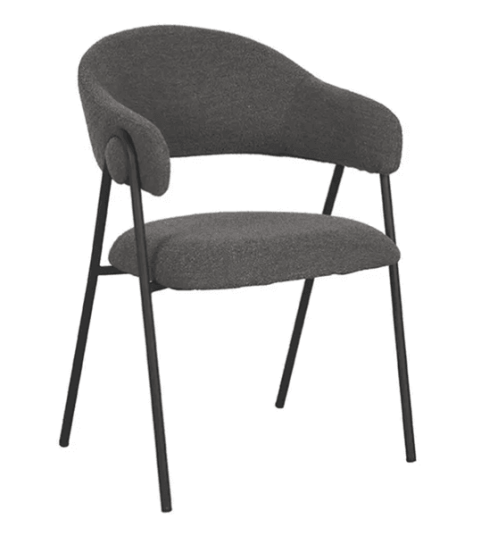 Trend Collection Lowen Spisestol Grå Boucle