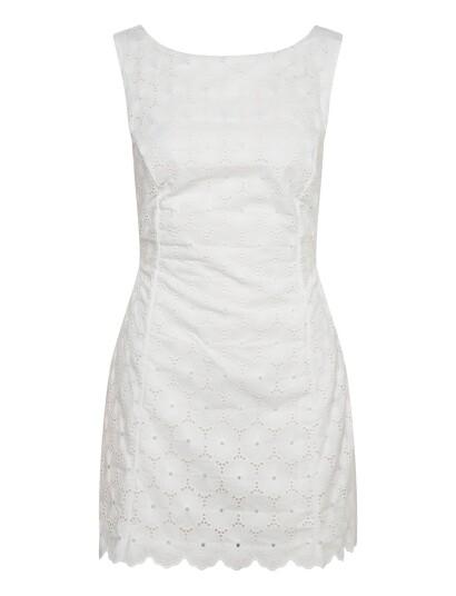 Faithfull The Brand Ettore Mini Dress White XL Faithfull The Brand Ettore Mini Dress White XL